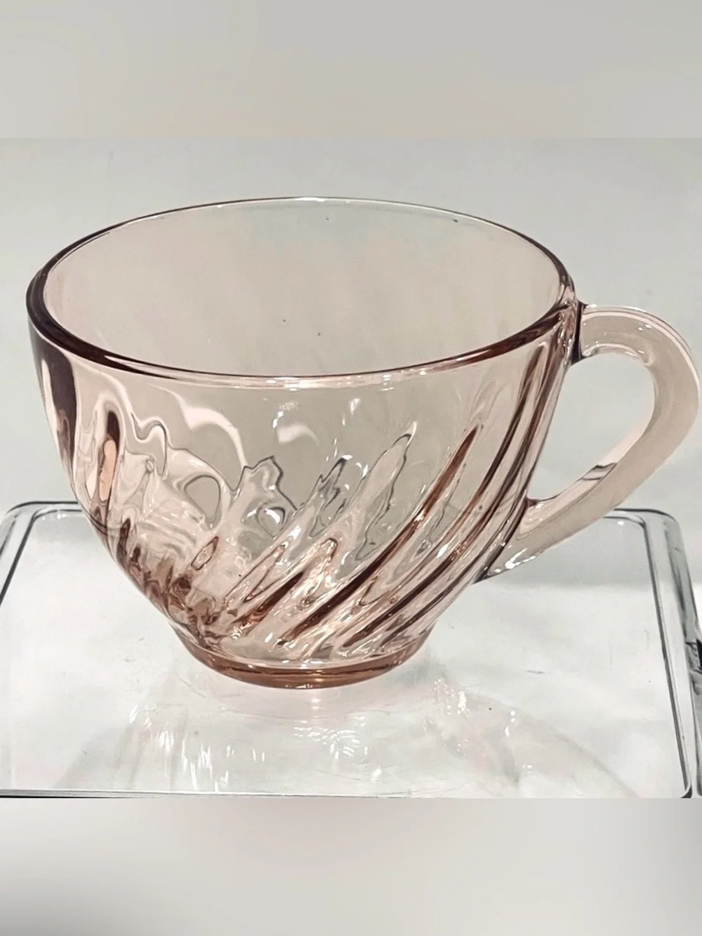 ☀️☀️2/$10 Pink Depression Glass Teacup or Punch Cup | Single | EUC